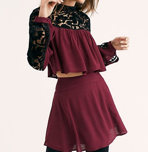 Free People Two Hearts Embroidered Set - Picture 4 of 4